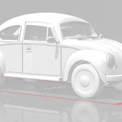 Mô hình VW Beetle có động cơ tỉ lệ 1:45 của Ed van der Heijden