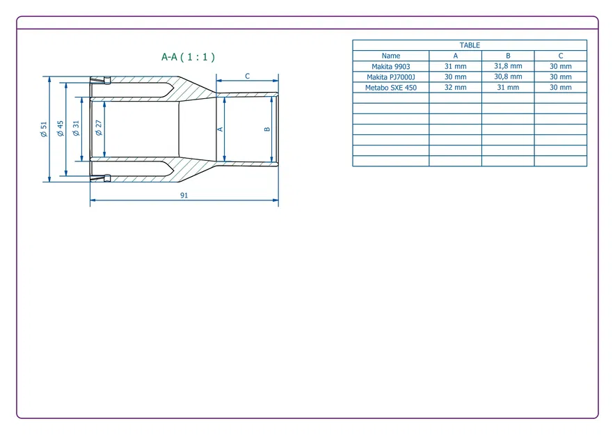 Bộ chuyển đổi Máy hút bụi Makita bao gồm Festool - Image 4