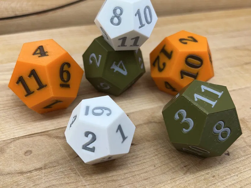 Cờ bạc D12 12 mặt với phương pháp in màu đa dạng - Image 1