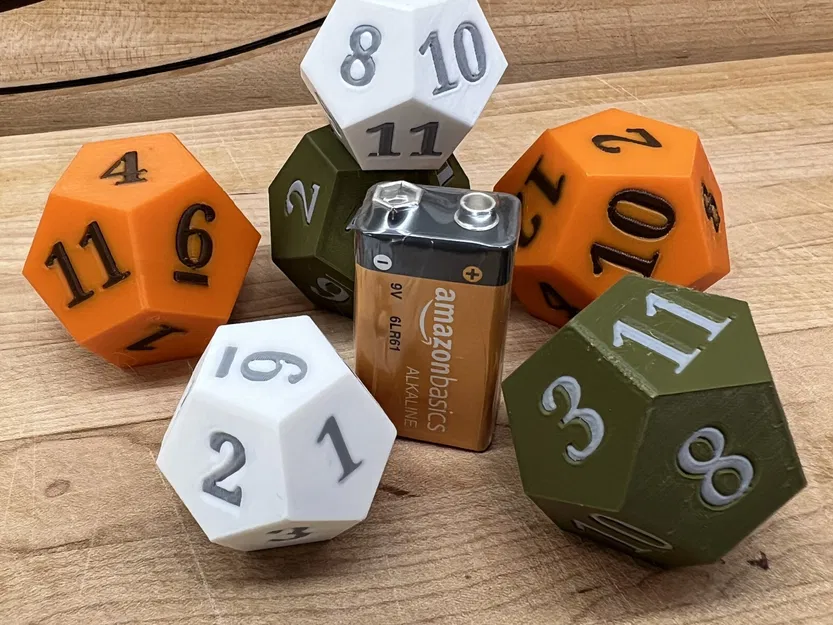 Cờ bạc D12 12 mặt với phương pháp in màu đa dạng - Image 2