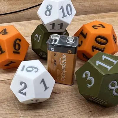 Cờ bạc D12 12 mặt với phương pháp in màu đa dạng