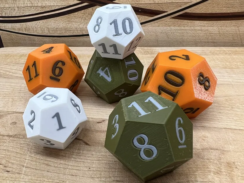 Cờ bạc D12 12 mặt với phương pháp in màu đa dạng - Image 3