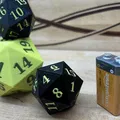 Xúc xắc 20 mặt D20 cho in màu đa sắc - Thumbnail 2