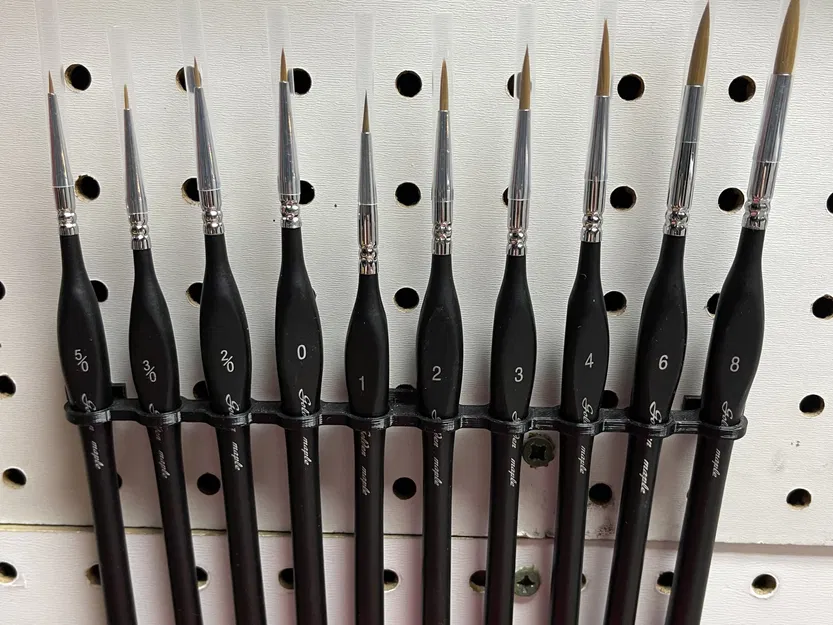 Giá đỡ cọ vẽ chi tiết cho bảng ghim 1 inch - Image 2