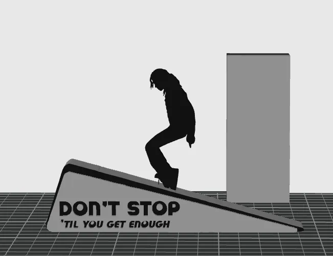 Giá đỡ cửa Michael Jackson với chủ đề "Don't Stop 'Til You Get E... - Image 1