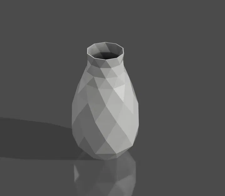 Bình hoa phong cách Low Poly trang trí nội thất - Image 1