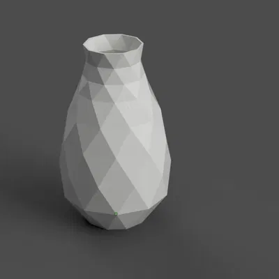 Bình hoa phong cách Low Poly trang trí nội thất