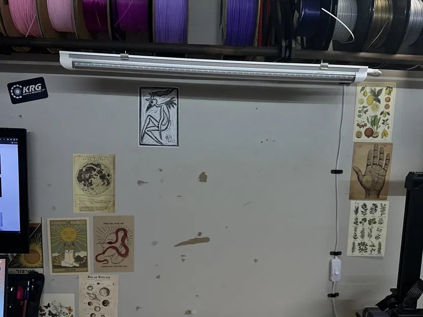 Giá đỡ dây LED giá rẻ bằng vít tường drywall - Image 2