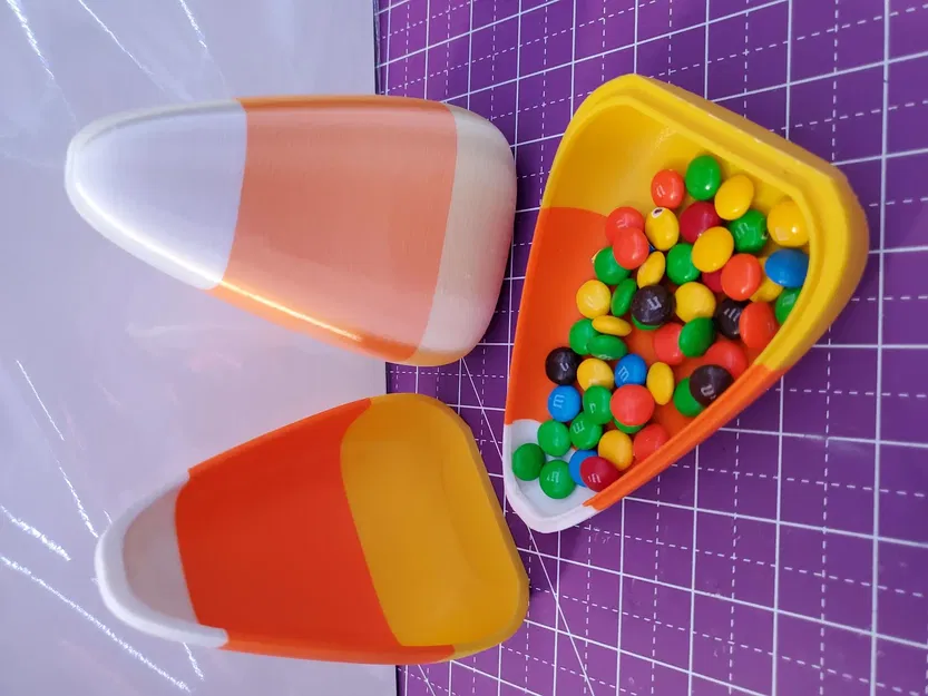 Hộp Đựng Kẹo Hình Kẹo Ngô (Candy Corn) - Image 3