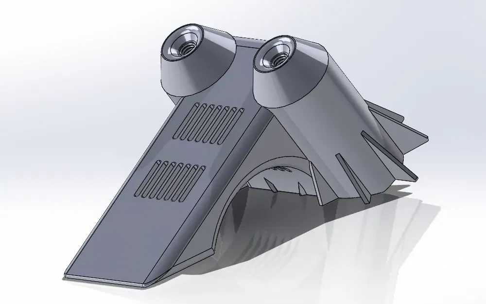 Giá đỡ cửa hình tên lửa có thể điều chỉnh phía sau - Image 1