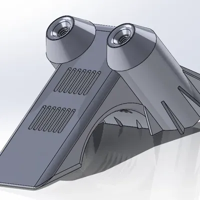 Giá đỡ cửa hình tên lửa có thể điều chỉnh phía sau