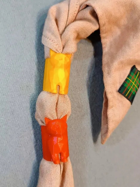 Khăn quàng cổ cho hải quân thiếu niên hình mèo lowpoly - Image 2