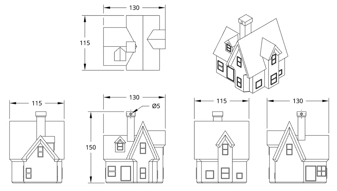 Nhà bay từ phim Up của Pixar không cần hỗ trợ in - Image 3