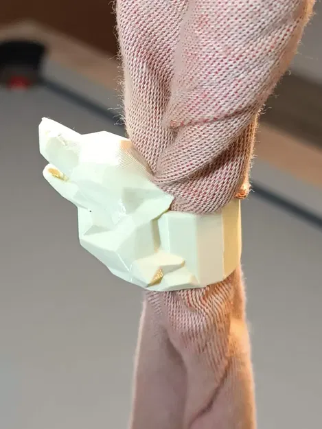 Đầu sói gào thét lowpoly cho khăn quàng cổ Cubscout - Image 5