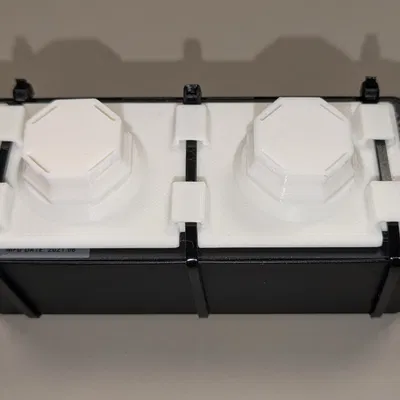 Kẹp Đôi - Giá Đỡ Ổ Cắm Điện cho Multiboard (Hệ Thống Quản Lý Cáp "Underware")