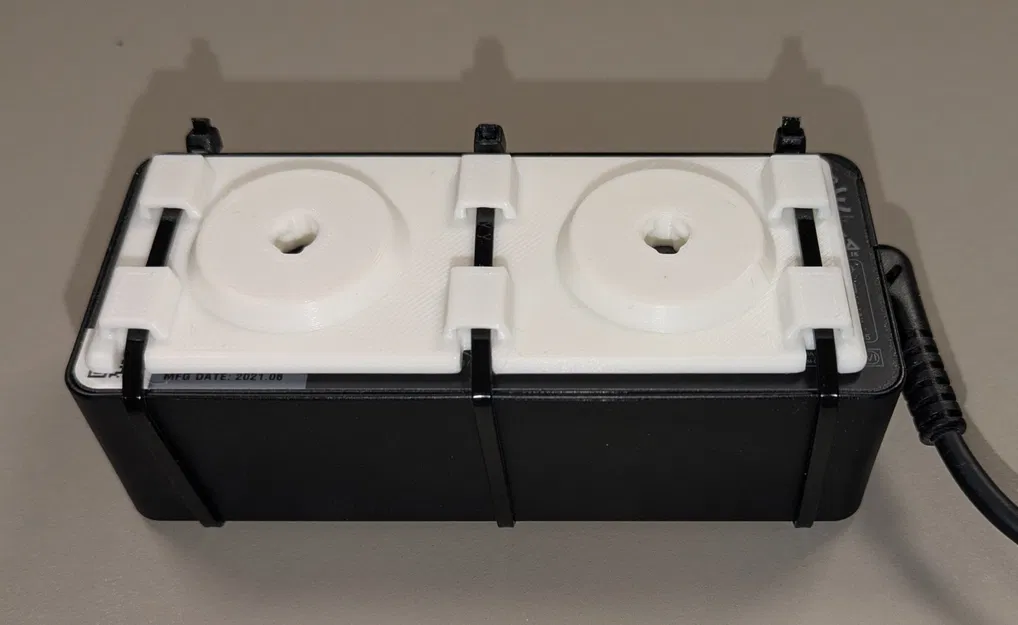 Kẹp Đôi - Giá Đỡ Ổ Cắm Điện cho Multiboard (Hệ Thống Quản Lý Cáp "Underware") - Image 2