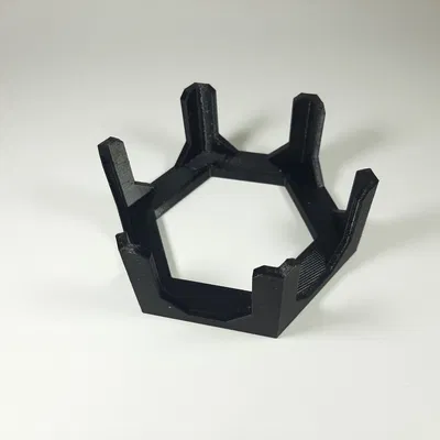 Đế Lót Ly Họa Tiết Lục Giác & Hộp Đựng