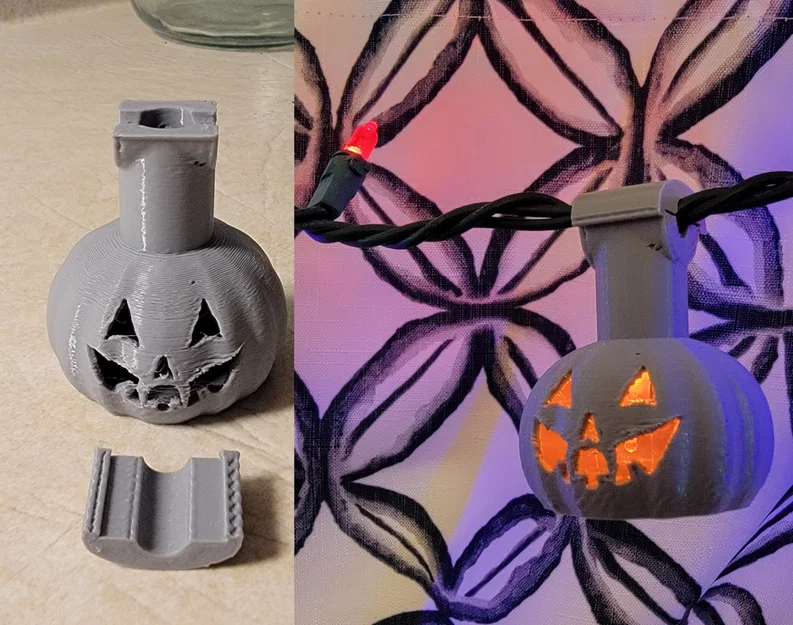 Đèn lồng bí ngô Halloween cho dây đèn trang trí - Image 1