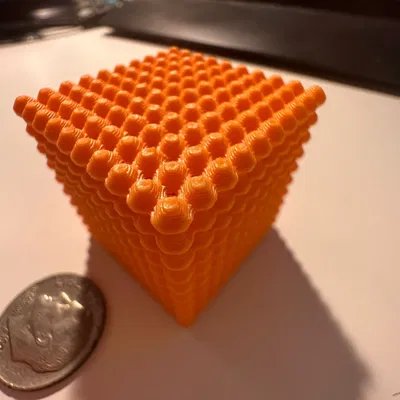 Lattice tra tấn với 1000 hình bát giác cho máy in 3D