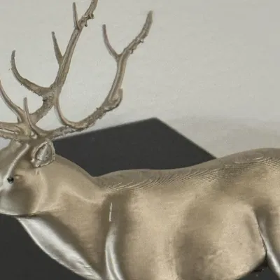 Mô hình hươu đỏ đẹp và chân thực dễ in 3D