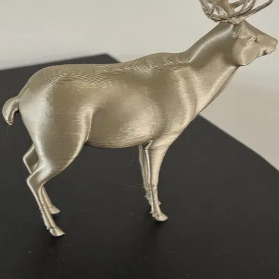 Mô hình hươu đỏ đẹp và chân thực dễ in 3D