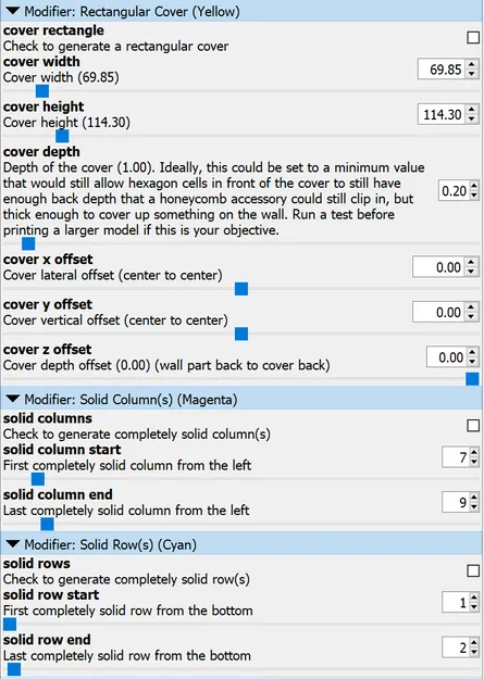 OpenSCAD Tường Lưu Trữ Ong với Bộ Sửa Đổi Phong Phú - Image 10