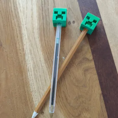 Trang Trí Bút/Crayon "Minecraft"