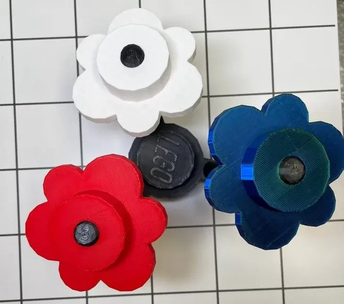 Mô Hình LEGO Part 3741 + 3742 Hoa + Thân Phiên Bản Low-Poly - Image 2