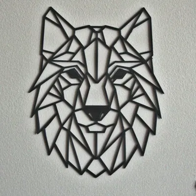 Tranh Gắn Tường Hình Học Động Vật