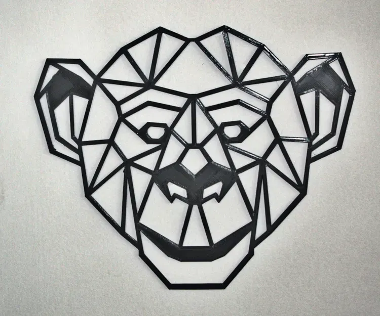 Tranh Gắn Tường Hình Học Động Vật - Image 3