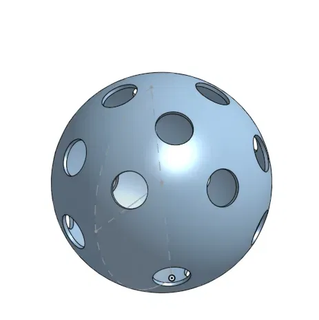 Trái banh Floorball (kích cỡ chuẩn) - Image 1