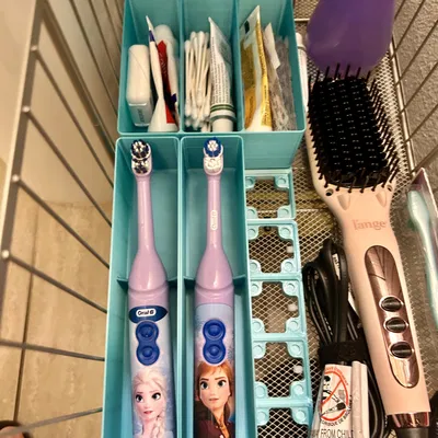 Giá đỡ bàn chải đánh răng Gridfinity kiểu ngang