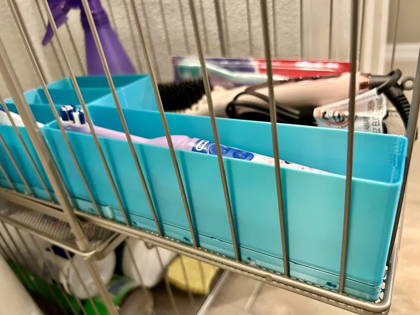 Giá đỡ bàn chải đánh răng Gridfinity kiểu ngang - Image 3