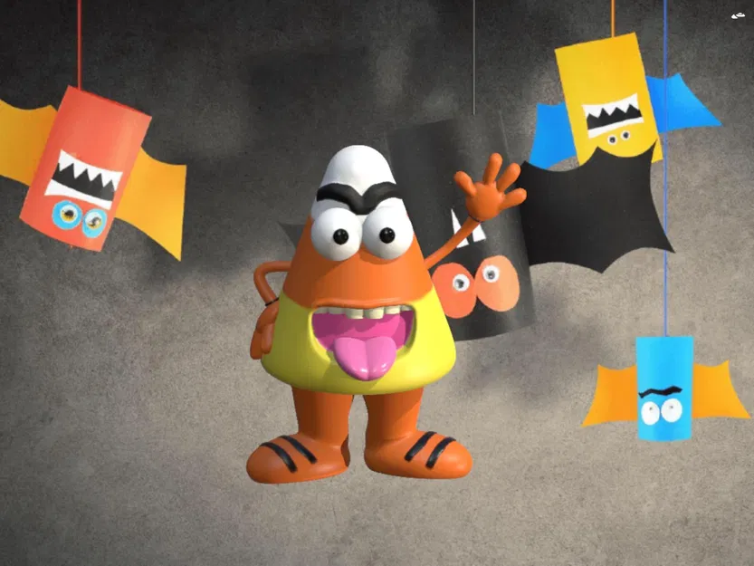 Mô hình ngô kẹo 3D cho không gian mùa lễ hội - Image 1