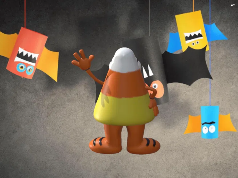 Mô hình ngô kẹo 3D cho không gian mùa lễ hội - Image 3