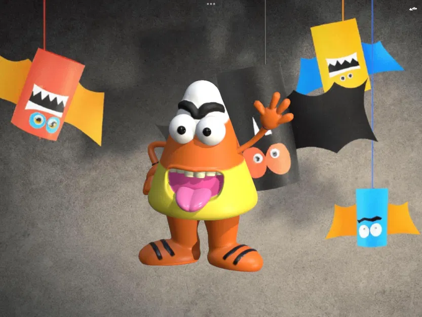 Mô hình ngô kẹo 3D cho không gian mùa lễ hội - Image 4