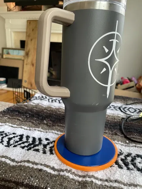 Đế lót ly lớn chống trượt bằng vật liệu kép - Image 2