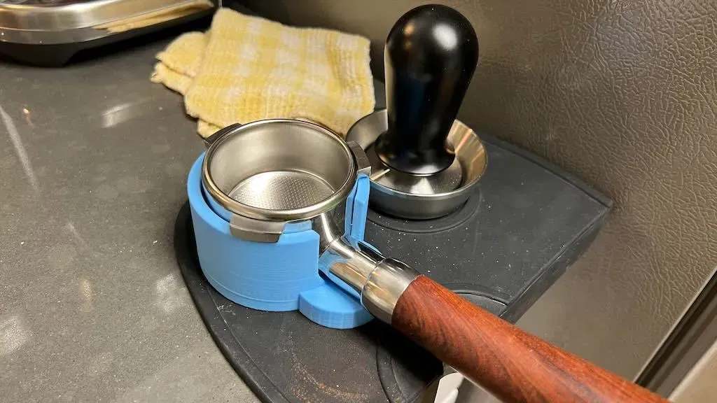 Đế Tamping + Chỗ Để Giấy Lọc Cho Máy Espresso Breville/Sage 54mm - Image 4