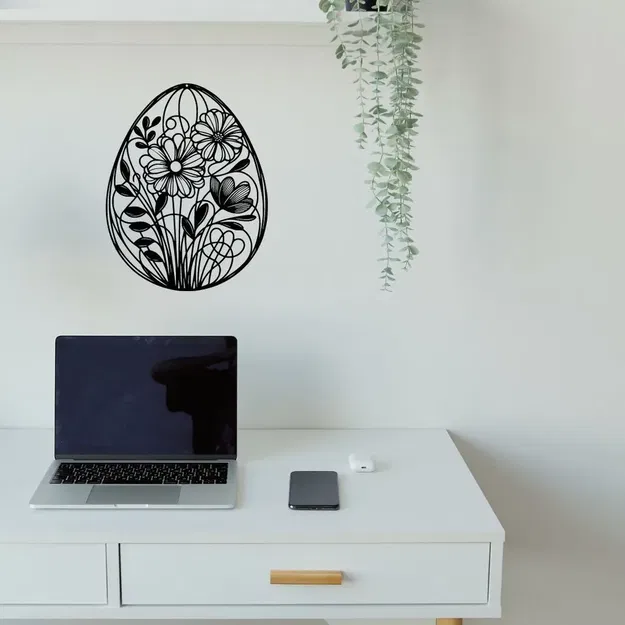 Hoa mùa xuân / Jarní květy trang trí tường hoặc cửa sổ Lễ Phục Sinh - Image 3