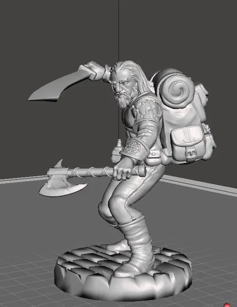 Kiểm Lâm với Scimitar & Rìu Tay - Image 1