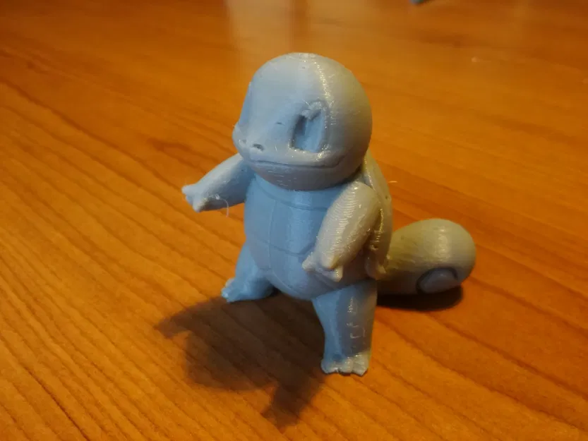 Mô hình Squirtle Pokemon phong cách độc đáo từ Thingiverse - Image 1
