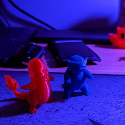 Mô hình Squirtle Pokemon phong cách độc đáo từ Thingiverse