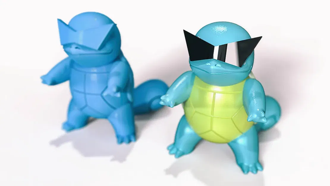 Mô hình Squirtle Pokemon phong cách độc đáo từ Thingiverse - Image 3