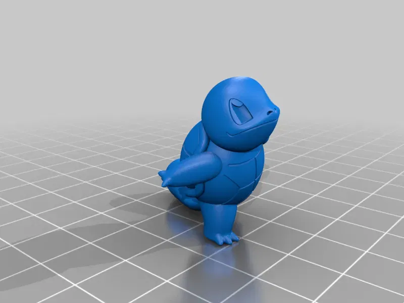Mô hình Squirtle Pokemon phong cách độc đáo từ Thingiverse - Image 4