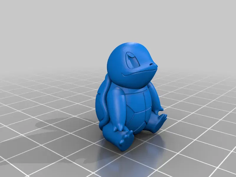 Mô hình Squirtle Pokemon phong cách độc đáo từ Thingiverse - Image 5