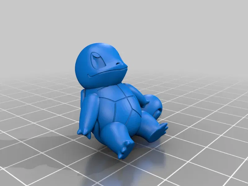 Mô hình Squirtle Pokemon phong cách độc đáo từ Thingiverse - Image 6