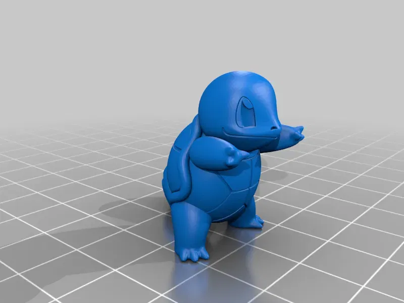 Mô hình Squirtle Pokemon phong cách độc đáo từ Thingiverse - Image 9