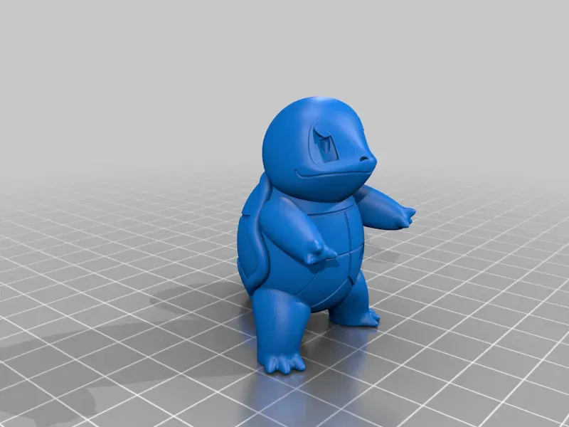 Mô hình Squirtle Pokemon phong cách độc đáo từ Thingiverse - Image 10