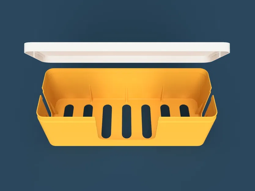 Hộp quản lý dây cáp với thiết kế in 3D không cần vít M3 - Image 1