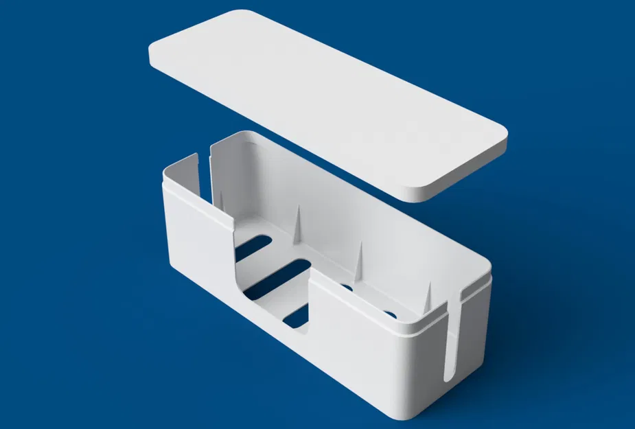 Hộp quản lý dây cáp với thiết kế in 3D không cần vít M3 - Image 2